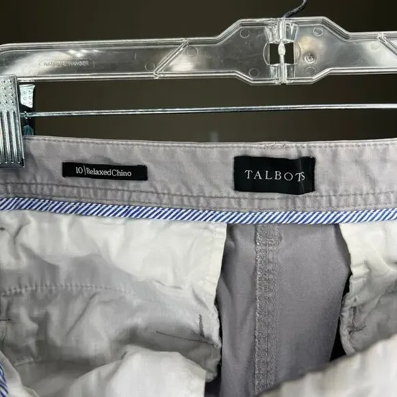 Talbots Relaxed Fit Chino Pants - Size 10 - Picture 3 of 4